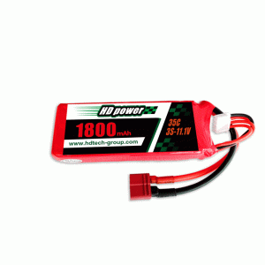 HD POWER 1800mAh 35C 3S 11.1V Lipoatterie