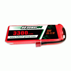 HD POWER 3300mAh 35C 3S 11.1V Lipobatterie