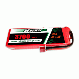 HD POWER 3700mAh 35C 3S 11.1V Lipobatterie