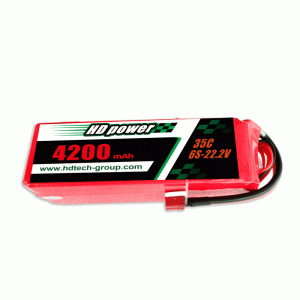 HD POWER 4200mAh 35C 6S 22,2V Lipobatterie